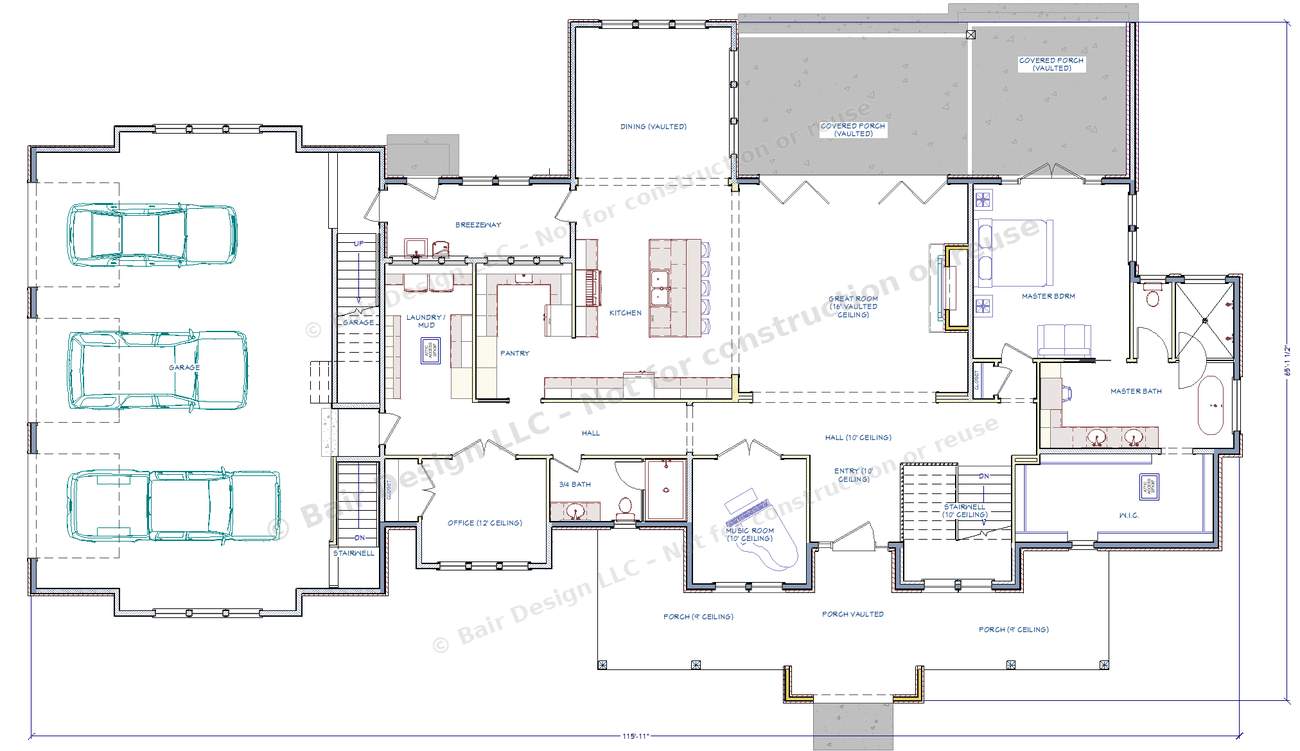 North of Creekside main floor plan overview, 2026 Top of Utah Parade of Homes